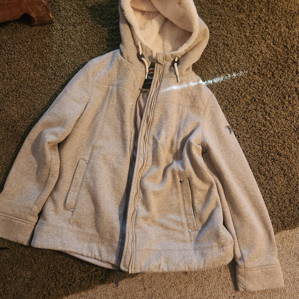 Grey zip up